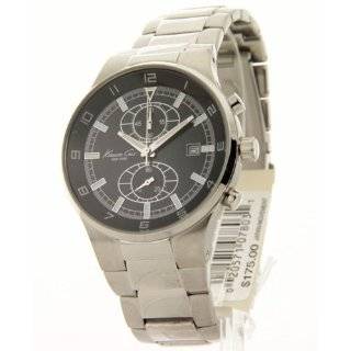   Kenneth Cole Mens KC3499 Reaction Silver Tone Bracelet Watch: Watches