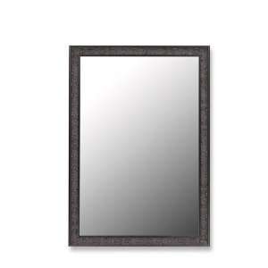  Wall mirror with Euro décor black finish. by Hitchcock 