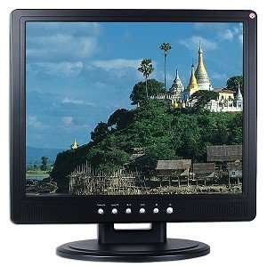  19 TFT LCD Flat Panel Color Monitor w/Speakers (Black 