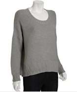 BCBGeneration heather grey cotton blend slouchy pullover sweater style 