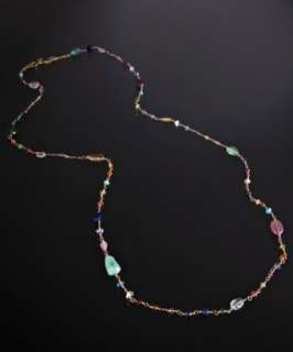   wrap and beaded necklace  