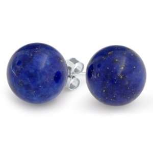  Bling Jewelry Sterling Silver Round Lapis Gemstone Unisex 