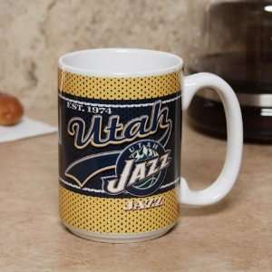  NBA Utah Jazz 15oz. Ceramic Jersey Mug: Sports & Outdoors