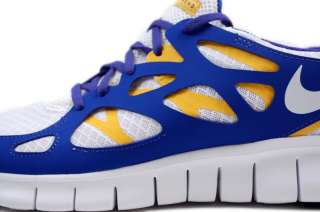 Nike Mens Free Run 2 Lance Armstrong Foundation White Blue Maize 