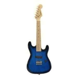  39 Transparent Blue Electric Guitar Case Pack 6 