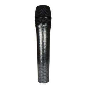 MicFX® Microphone Sleeve Laser Cut Black / For Corded Microphones