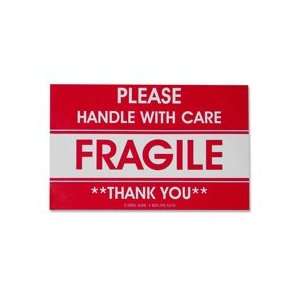    Tatco Fragile/Handle With Care Shipping Label