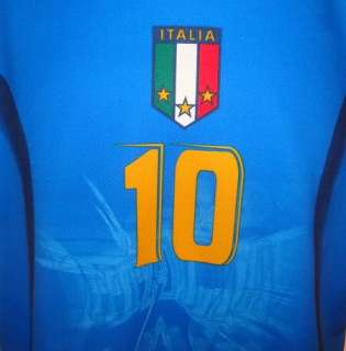 Italia Italy 10 Francesco Totti Jersey ShrtTop Adult S  