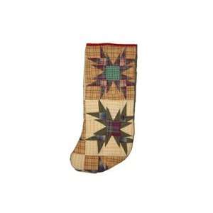   ZY Patchwork Theme Forever Christmas stocking 8 x 21