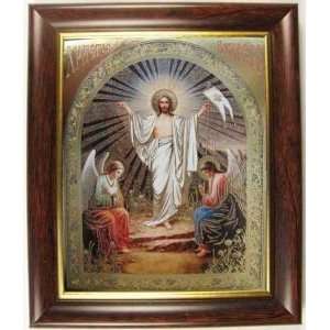  RESURRECTION OF JESUS CHRIST Orthodox Icon EASTER (Framed 