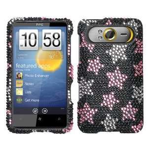 Falling Stars Diamante Crystal Bling Protector Case for HTC HD7 (T 