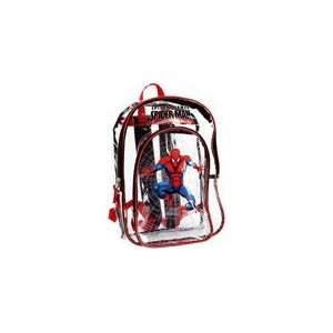   Amazing Spiderman Clear Backpack with Spiderman Wallet Toys & Games