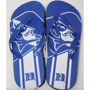 Duke Blue Devils NCAA Unisex Big Logo Flip Flops: Sports 
