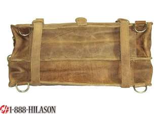Natural Rustic Vintage Leather Briefcase Backpack Laptop Bag   Extra 