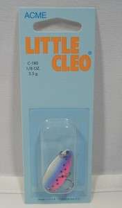 Acme Little Cleo 1/8 Oz Rainbow Trout Spoon Wiggle Lure  