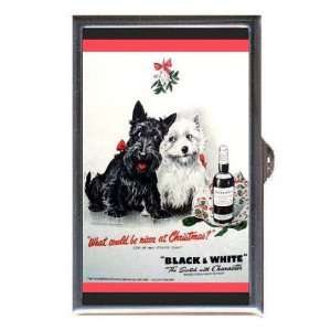   AND WHITE WHISKEY SCOTTIE DOGS Coin, Mint or Pill Box: Made in USA