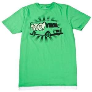  Underground Products Roach Coach   Mens T Shirt   Green 