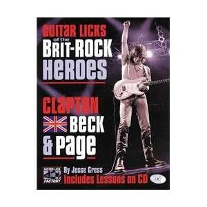     Clapton Beck & Page Book with CD (Standard) Musical Instruments