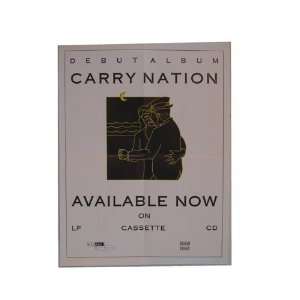  Carry Nation Poster Debut Album: Everything Else