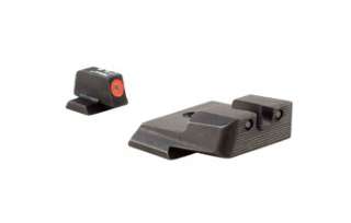   Front & Rear Green Orange Night Sights Smith & Wesson M&P S&W  