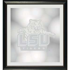  LSU Tigers Framed Wall Mirror from Zameks: Sports 
