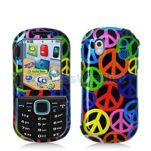 Peace Sign Rainbow Hard Case Cover for Samsung Intensity 2 II U460 