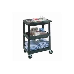  Medical Supply Cart   2 Shelves 15 3/4 x 24 x 34   11 