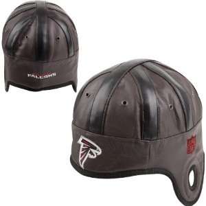  Atlanta Falcons Brown Faux Leather Helmet Hat: Sports 