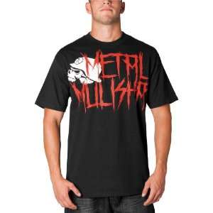  MSR Derial Metal Mulisha T Shirt , Color: Black/Red, Size 