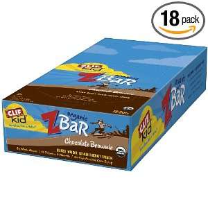  Clif Kid ZBar, Organic, Chocolate Brownie, 1.27 Ounce Bars 