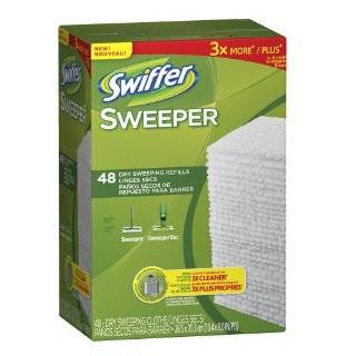 Sweeper Dry Sweeping Cloths Mop and Broom Unscented Floor Cleaner 48 