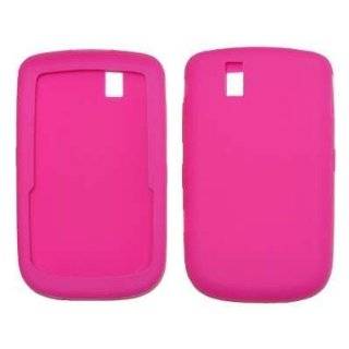 Hot Pink Soft Silicone Gel Skin Cover Case for Blackberry Tour 9630