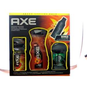 Axe Fever Special Gift Pack Shower Gel 12 Oz, Deodorant Bodyspray 4 Oz 