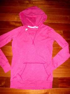 VICTORIAS SECRET Love Pink Pull Over Over Sized Hoodie Sweat Shirt XS 