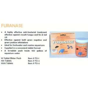   Meds Bacterial Furazone   Aquarium Products furanace 100 tab Pet