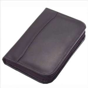  Clava Leather 2110CAFE Quinley Junior Zip Padfolio Office 