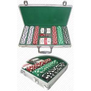  300 Landmark Casino 11.5 Gram Poker Chips w/ in ALUM Case 