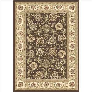  Concord Global Rugs Elegance Collection Palmets Brown 