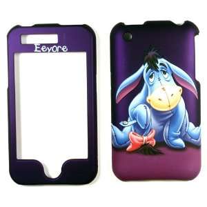  Eeyore Purple Apple iPhone 3 3G Faceplate Case Cover Snap 