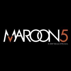  Maroon 5 Logo on Black Sticker Arts, Crafts & Sewing