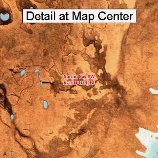   Map   Spring Bay SW, Utah (Folded/Waterproof)