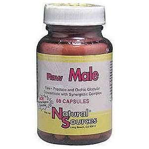  Natural Sources   Raw Male, 60 capsules Health & Personal 