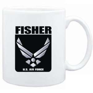    Mug White  Fisher   U.S. AIR FORCE  Sports: Sports & Outdoors