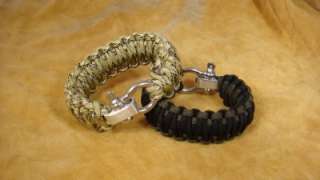 King Cobra Paracord Survival Bracelet   Adjustable Link  