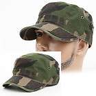 Cadet Box Military Army CAP HAT NC Camo KHAKI S,M Vintage Look