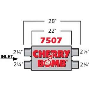  Cherry Bomb 7507 Elite Muffler: Automotive