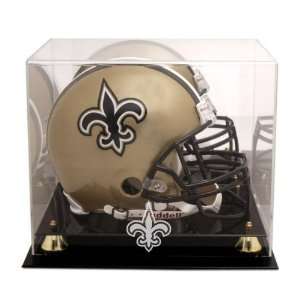  New Orleans Saints Golden Classic Full Size Helmet Display 