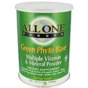 All One Multiple Vitamins & Minerals Green Phyto Base 2.2 lbs. (66 day 