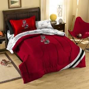  NC State Wolfpack NCSU NCAA Twin Bed In A Bag Comforter 