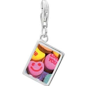 Pugster 925 Sterling Silver Valentine Heart Halloween Candy Photo 
